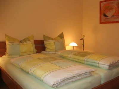 Schlafzimmer Ferienwohnung Mooswaldblick