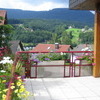 große Terrasse mit Blick auf die Moos